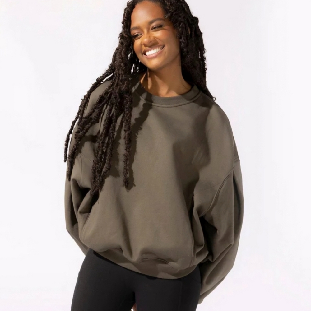 POPFLEX Brunch Sweater - Burnt Olive